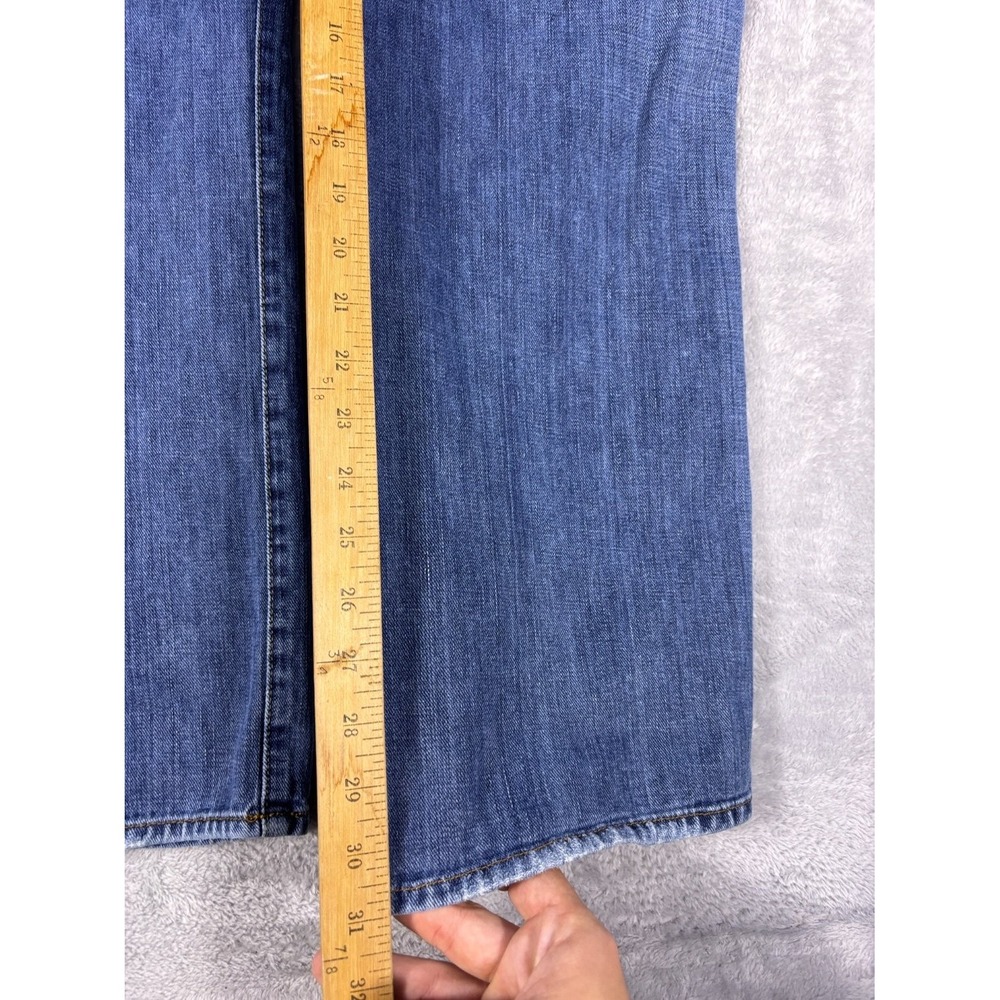 Vintage Lucky Brand Vintage Straight Jeans Mens 34x31 Blue Embroidered - Picture 12 of 14